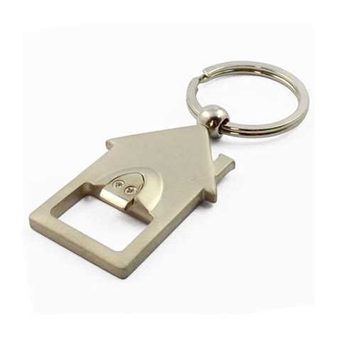 wholesale house shape metal keychains|metal keychains wholesale.